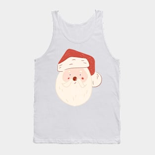 Little Saint Nick Santa Clause Father Christmas Illustration Tank Top